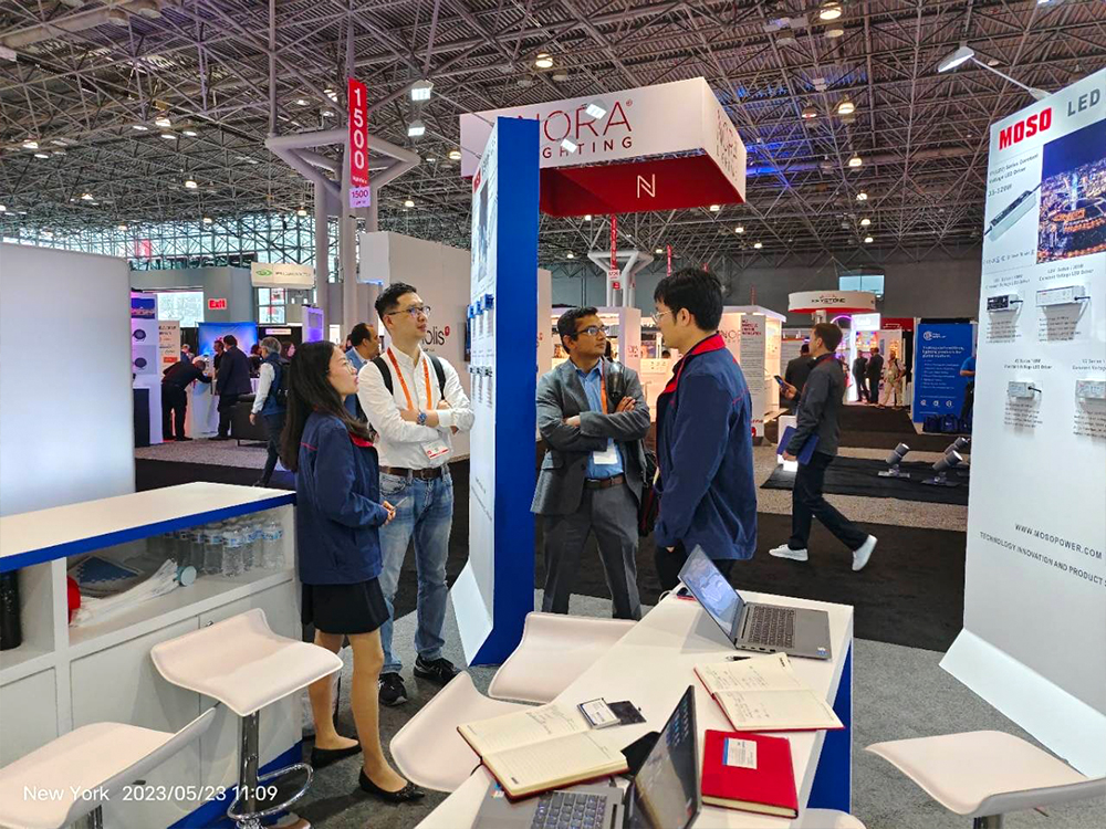 Several of MOSO LED driver products were appreciated at the 2023 LIGHTFAIR International in New York, USA(圖3)